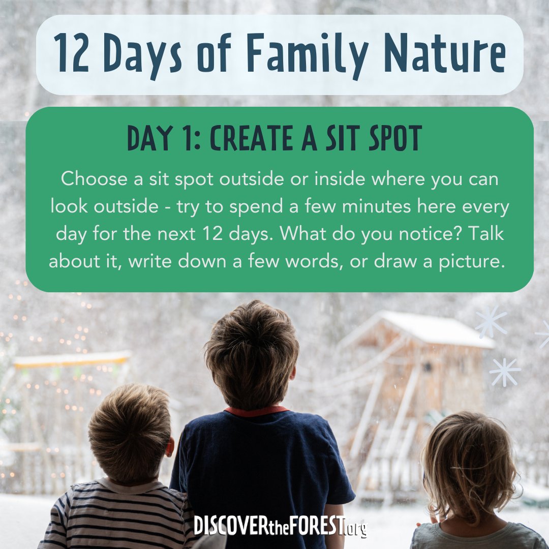 Join us for 12 Days of Family Nature and let’s make this holiday season one to remember, filled with outdoor adventures and family fun!