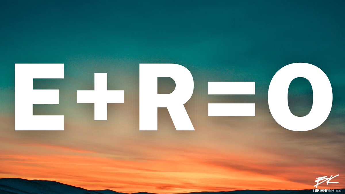 Event + Response = Outcome

❌ You are not the master of Events
❌ You are not the master of Outcomes
✅ You are only the master of your Response

No matter what Outcome you want,
No matter what Event you experience,
Your Response is what matters most.