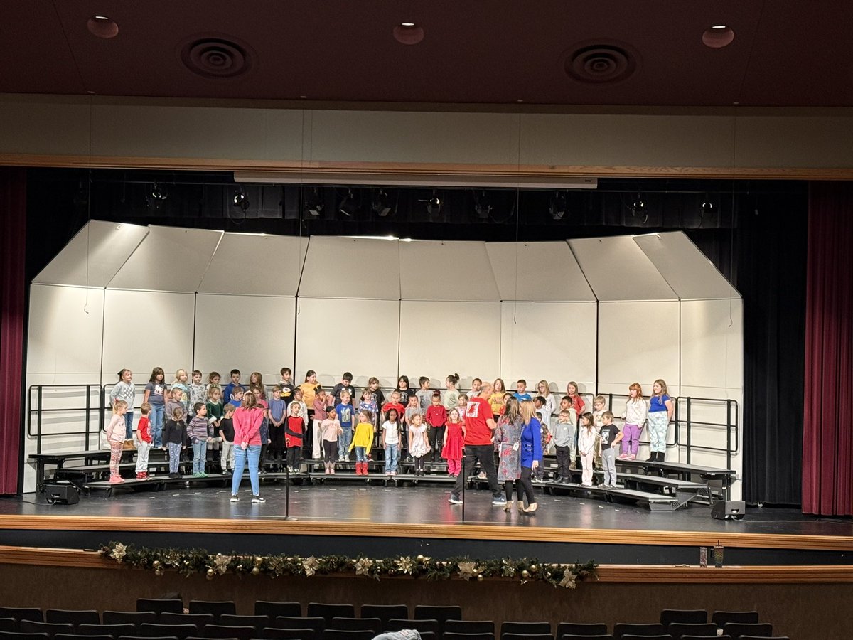 I love watching great teachers teach! Mr. Murphy getting 1st grade ready for their performance tonight.