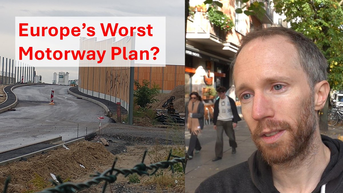 New Video! I went to #Berlin, and found what must be Europe's worst freeway expansion scheme! Is there anything as bad proposed anywhere else on the continent? youtu.be/QjweIzqWulI?si… #nomoreroads #A100 <a href="/BI_A100/">Bürger*innenInitiative A100</a>