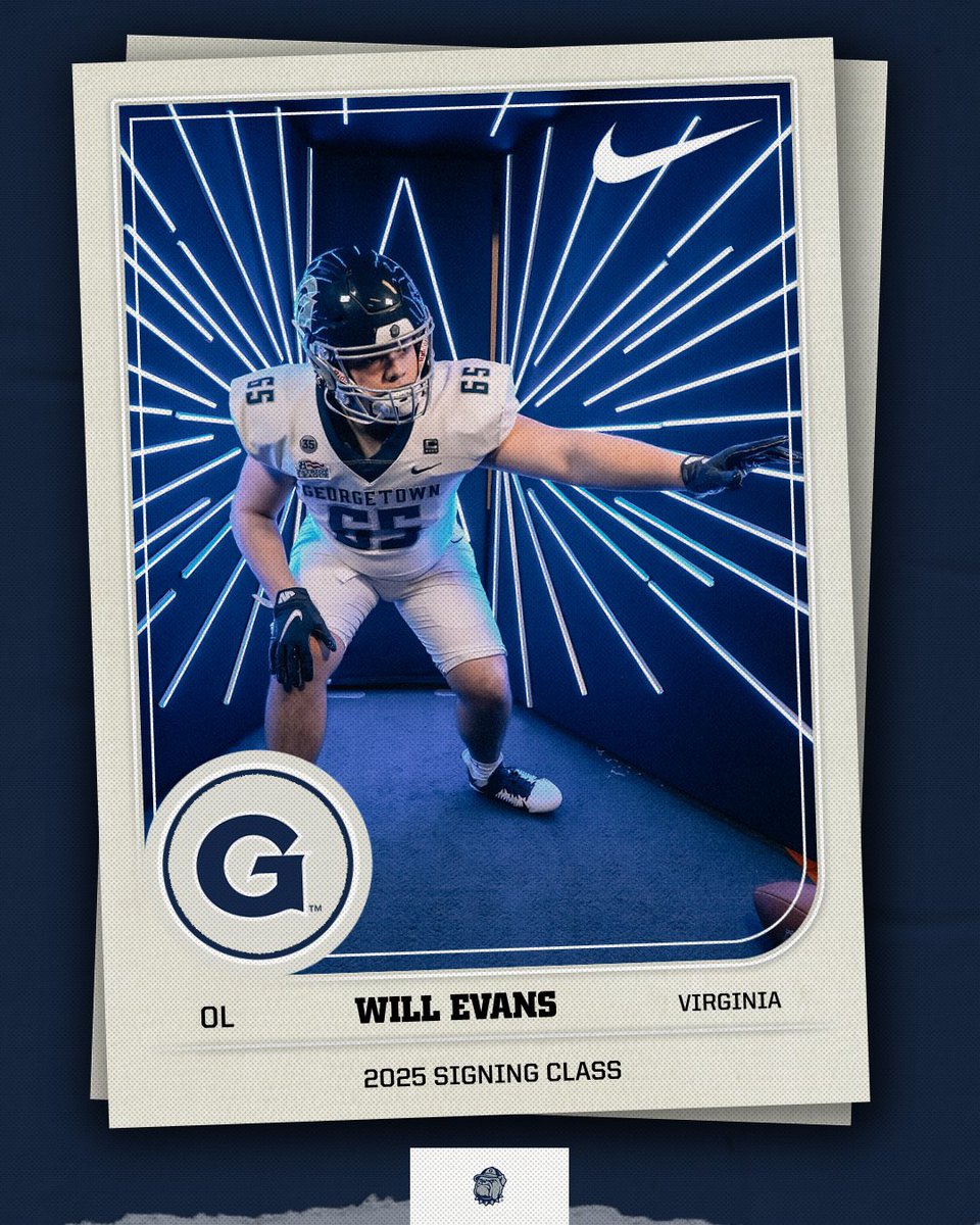 Georgetown Football (@hoyasfb) on Twitter photo Officially home on The Hilltop ๐ถ ๐ฆด
๐ฆ๐๐๐ก๐๐ โ <a href="/WillEv25/">Will Evans</a>
๐ Arlington, VA
๐ซ St. Stephens & St. Agnes School
๐ OL
A monster in the trenches from right across the Potomac!
#NSD25 x #HOYASAXA Officially home on The Hilltop ๐ถ ๐ฆด
๐ฆ๐๐๐ก๐๐ โ <a href="/WillEv25/">Will Evans</a>
๐ Arlington, VA
๐ซ St. Stephens & St. Agnes School
๐ OL
A monster in the trenches from right across the Potomac!
#NSD25 x #HOYASAXA
