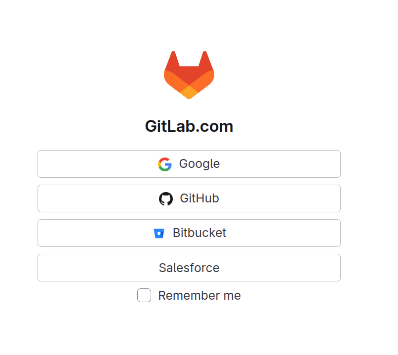 thdxr's tweet image. you can sign into gitlab with github