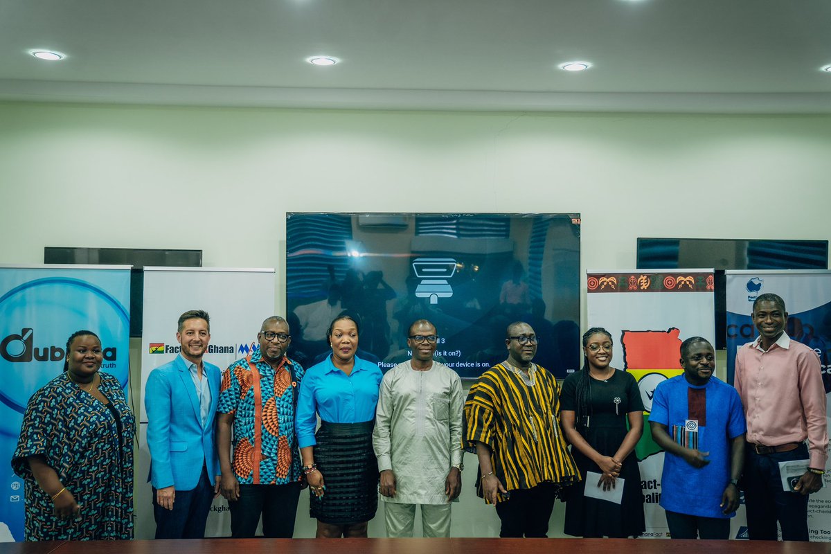 Today, we officially launched the Ghana Fact-Checking Coalition and opened the Election Situation Room ahead of the Ghana general elections this weekend. 

#GhanaDecides2024