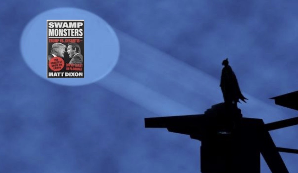 Mdixon55's tweet image. If only something could explain this very Florida-centric moment in time and the DeSantis-Trump relationship that's driving it 

amazon.com/Swamp-Monsters…