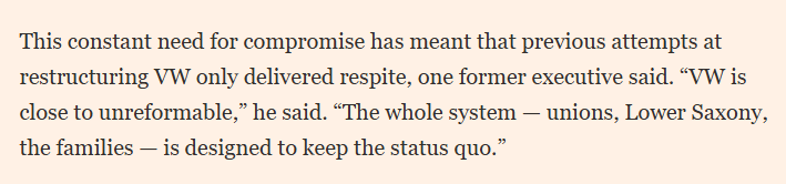 1/9 A trillion-dollar EU company? The real blocker isn't lack of founders, culture or capital. European companies pay 10x more in restructuring costs than US firms when ventures fail. Changing direction (see Vokswagen!) is expensive.
A Thread on today's Sillicon Continent post