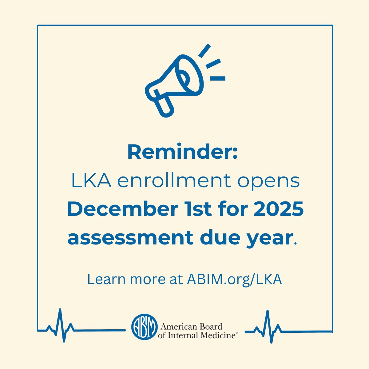 Erin Ramelb (@drerinramelb) on Twitter photo If you are due for assessment with <a href="/ABIMcert/">American Board of Internal Medicine (ABIM)</a> (recertification) in 2025, consider enrolling in the Limited Knowledge Assessment! Answer questions on your own time. You can always switch back to the recertification exam if you decide it’s not for you. If you are due for assessment with <a href="/ABIMcert/">American Board of Internal Medicine (ABIM)</a> (recertification) in 2025, consider enrolling in the Limited Knowledge Assessment! Answer questions on your own time. You can always switch back to the recertification exam if you decide it’s not for you.