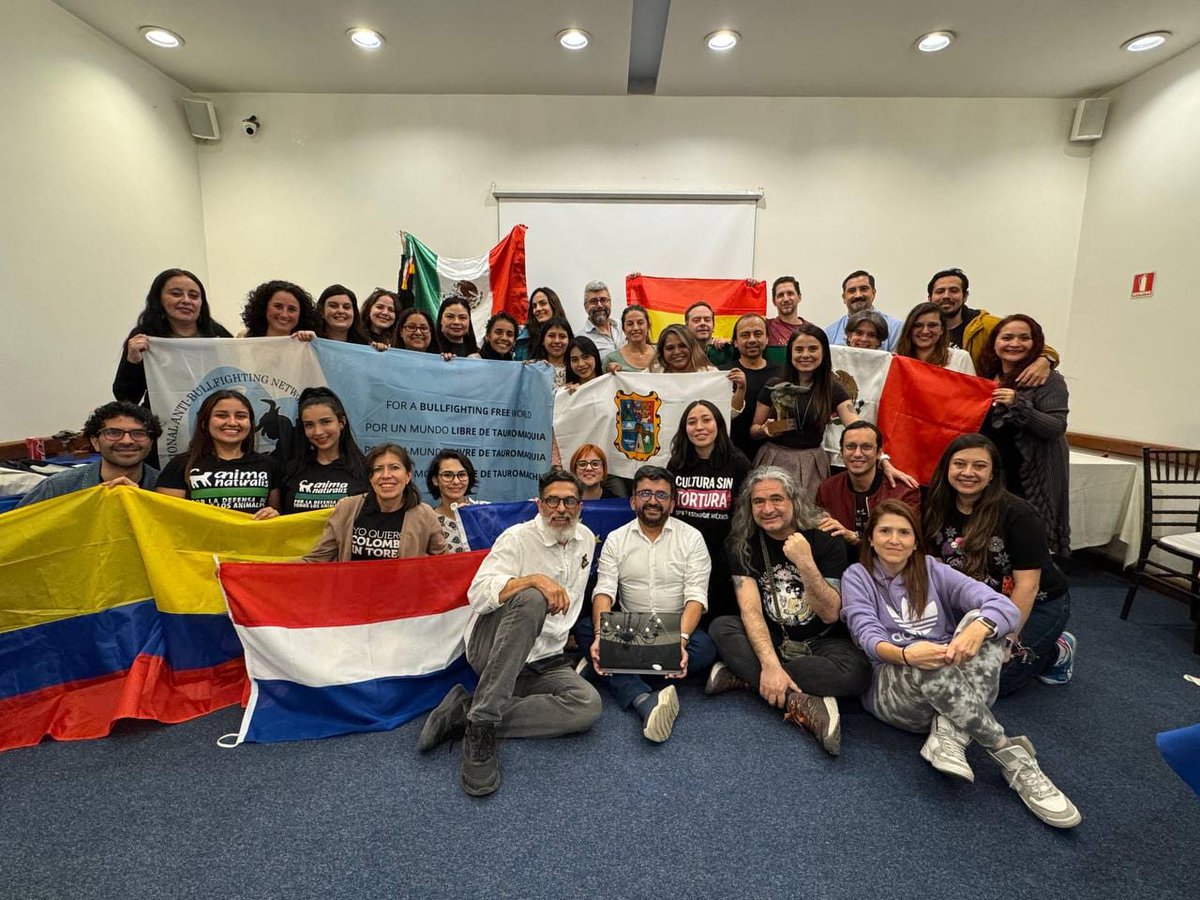 🌍 16th International Summit Against Bullfighting in Mexico! 🐂❌

In November, CAS International hosted the 16th International Summit Against Bullfighting in Mexico City.

🔗 Read more about our visit and progress:
stieren.net/en-gb/16th-int…