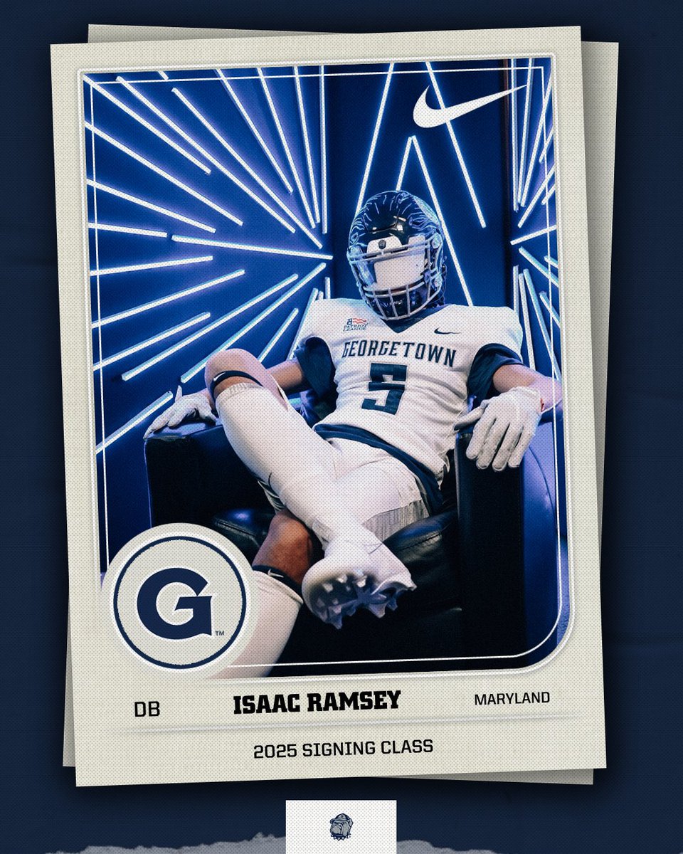 Georgetown Football (@hoyasfb) on Twitter photo Officially home on The Hilltop ๐ถ ๐ฆด
๐ฆ๐๐๐ก๐๐ โ <a href="/IR8msey/">Isaac Ramsey</a>
๐ Columbia, MD
๐ซ Oakland Mills High School
๐ DB
One of the most dynamic playmakers in the state of Maryland, will be bringing his talents from Columbia to the Capital.
#NSD25 x #HOYASAXA Officially home on The Hilltop ๐ถ ๐ฆด
๐ฆ๐๐๐ก๐๐ โ <a href="/IR8msey/">Isaac Ramsey</a>
๐ Columbia, MD
๐ซ Oakland Mills High School
๐ DB
One of the most dynamic playmakers in the state of Maryland, will be bringing his talents from Columbia to the Capital.
#NSD25 x #HOYASAXA