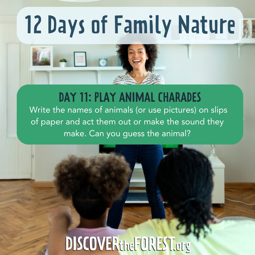 Join us for 12 Days of Family Nature and let’s make this holiday season one to remember, filled with outdoor adventures and family fun!
