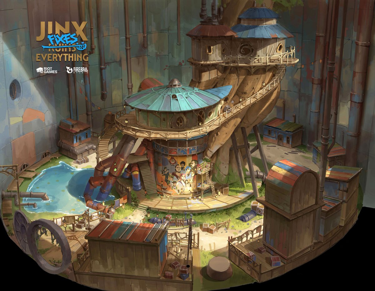 Arcane is over😭 
We can finally show what we did on Jinx fixes everything minigame! ❤️