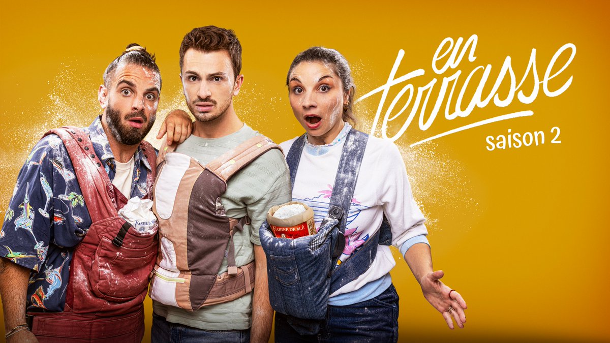 Federation Studios (@federation_stud) on Twitter photo Succès oblige, EN TERRASSE ! fait son grand retour avec une deuxième saison disponible dès aujourd'hui sur <a href="/PrimeVideoFR/">Prime Video France</a> !
12 épisodes qui promettent encore plus de rires, de galères et d’émotions pour notre fameux trio : David (David Voinson), Cam (Diane Segard), et Flo Succès oblige, EN TERRASSE ! fait son grand retour avec une deuxième saison disponible dès aujourd'hui sur <a href="/PrimeVideoFR/">Prime Video France</a> !
12 épisodes qui promettent encore plus de rires, de galères et d’émotions pour notre fameux trio : David (David Voinson), Cam (Diane Segard), et Flo