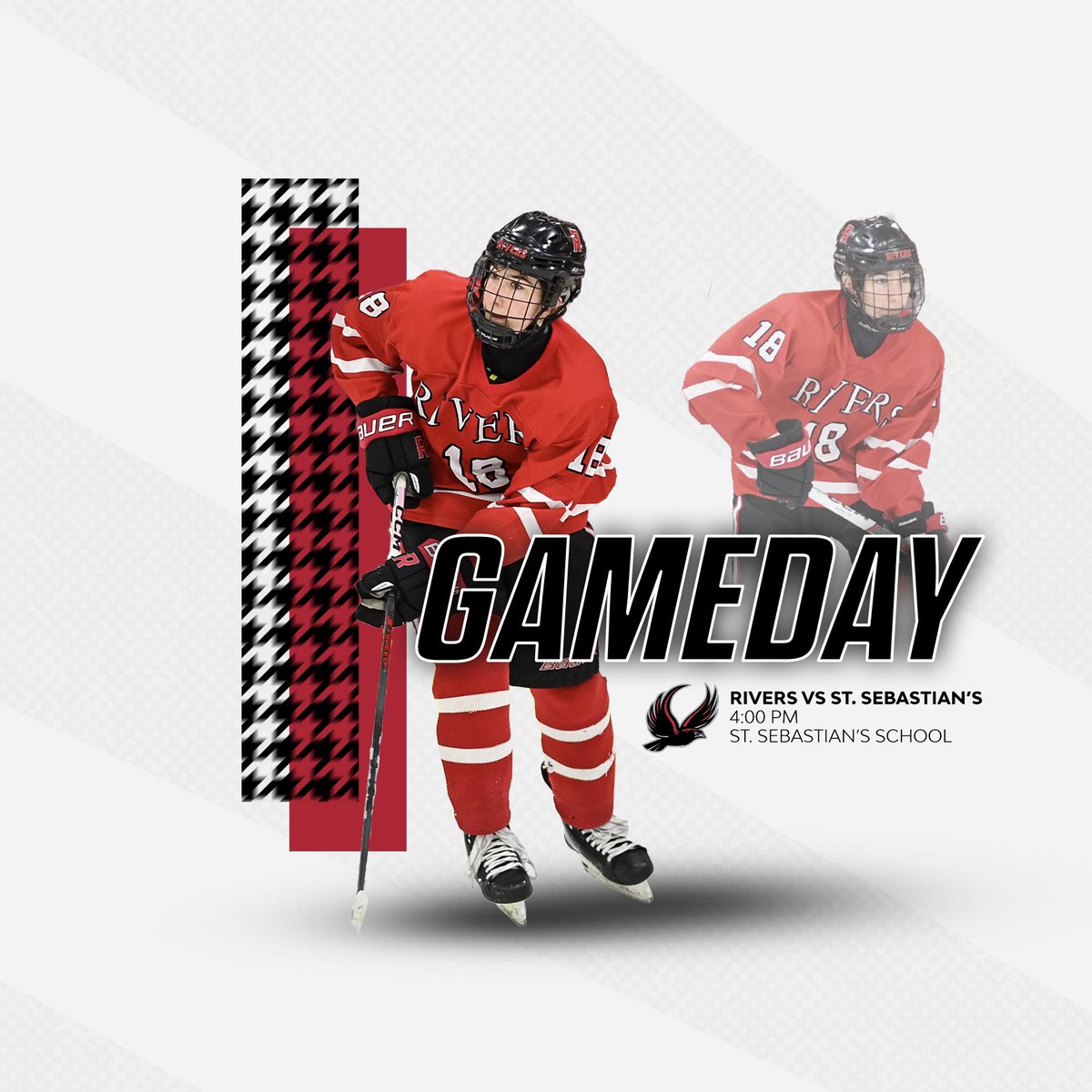 Gameday‼️ Boys Varsity Hockey opens their season on the road against ISL rival <a href="/StSebsHockey/">St. Sebs Hockey</a>. Livestream: youtu.be/BrPK5-JJzIM