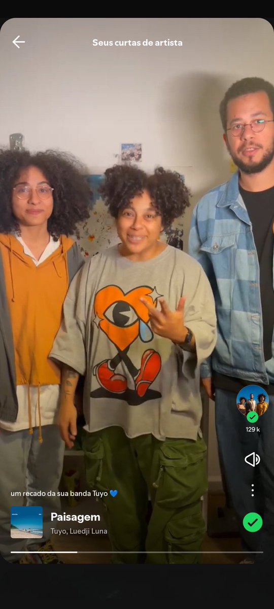 Teve videozinho!! Quem assistiu?

Corre no #SpotifyWrapped2024 pra ver 💚