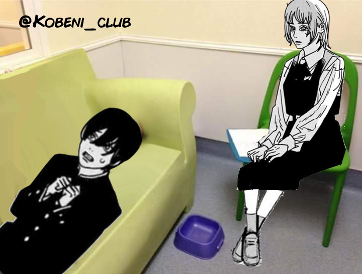 kobeni_club's tweet photo. Nobana traumatized by the video proof that Fami showed.
Fami telling much more in the smallest details.
#chainsawman #famidevil https://t.co/jwkSqjt0U3
