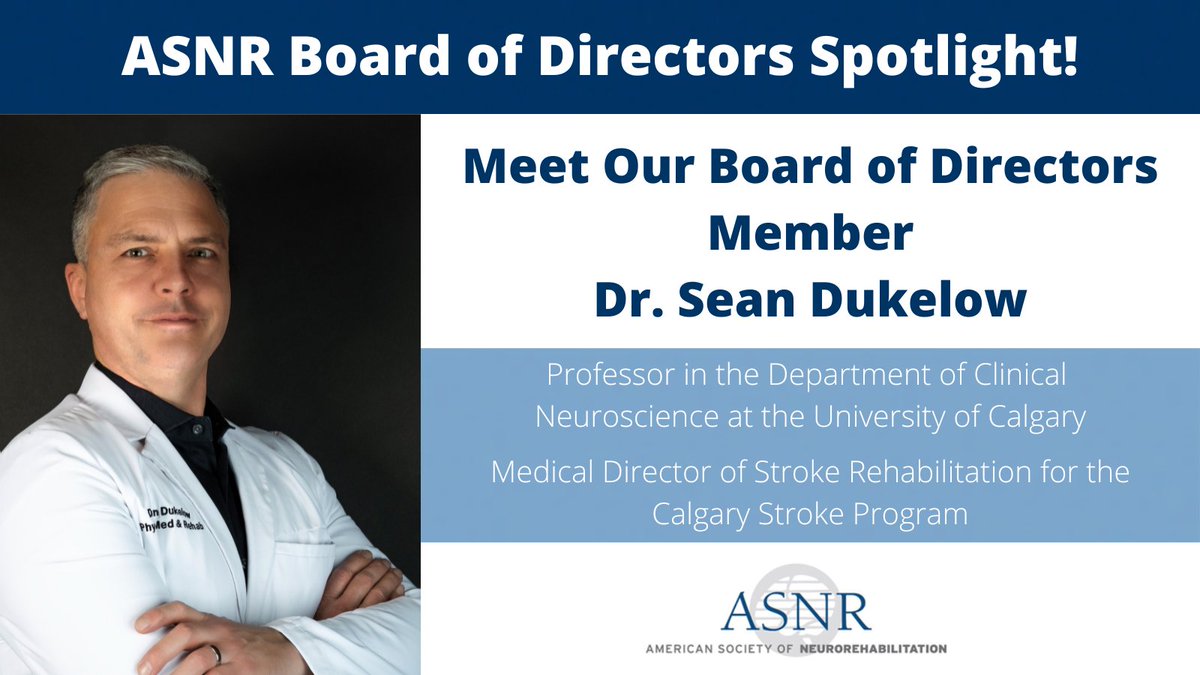 ASNR (@asnrehab) on Twitter photo Dr. Sean Dukelow is an expert in #stroke #rehabilitation and recovery, and we're excited to be featuring his work and his contributions to ASNR as a Member of our Board of Directors in our latest blog article!
asnr.com/files/ASNR_Boa…
#neurotwitter #sciencetwitter <a href="/canstroke/">CanStroke Recovery Trials</a> Dr. Sean Dukelow is an expert in #stroke #rehabilitation and recovery, and we're excited to be featuring his work and his contributions to ASNR as a Member of our Board of Directors in our latest blog article!
asnr.com/files/ASNR_Boa…
#neurotwitter #sciencetwitter <a href="/canstroke/">CanStroke Recovery Trials</a>