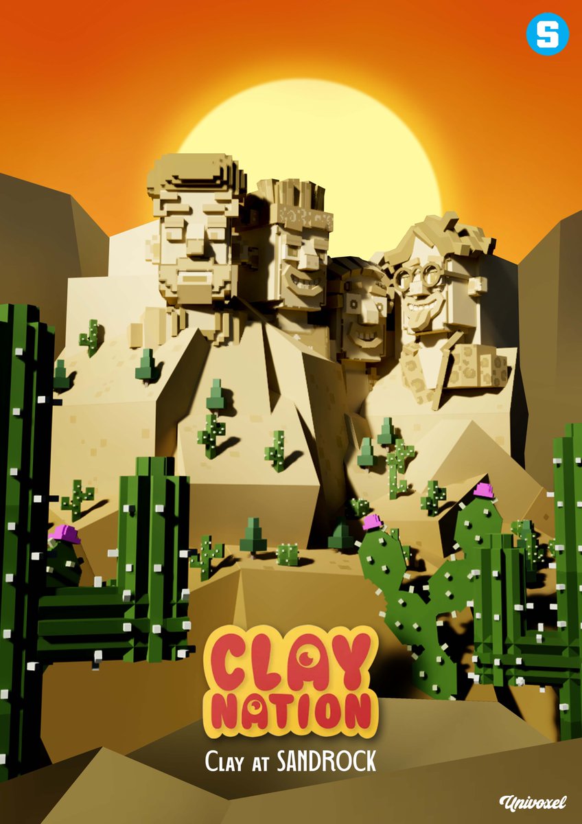 Univoxel (@univoxel_studio) on Twitter photo Clay at SandRock🌵
In the middle of the scorching desert we found a strange valley with 4 Clay Nation faces standing tall and majestically, as if they were formed from fun. It is possible that TSB is behind this fun
<a href="/VoxEdit/">VoxEdit</a> <a href="/TheSandboxGame/">The Sandbox</a> <a href="/claymates/">Clay Nation</a>
#VoxEditContest #Univoxel Clay at SandRock🌵
In the middle of the scorching desert we found a strange valley with 4 Clay Nation faces standing tall and majestically, as if they were formed from fun. It is possible that TSB is behind this fun
<a href="/VoxEdit/">VoxEdit</a> <a href="/TheSandboxGame/">The Sandbox</a> <a href="/claymates/">Clay Nation</a>
#VoxEditContest #Univoxel