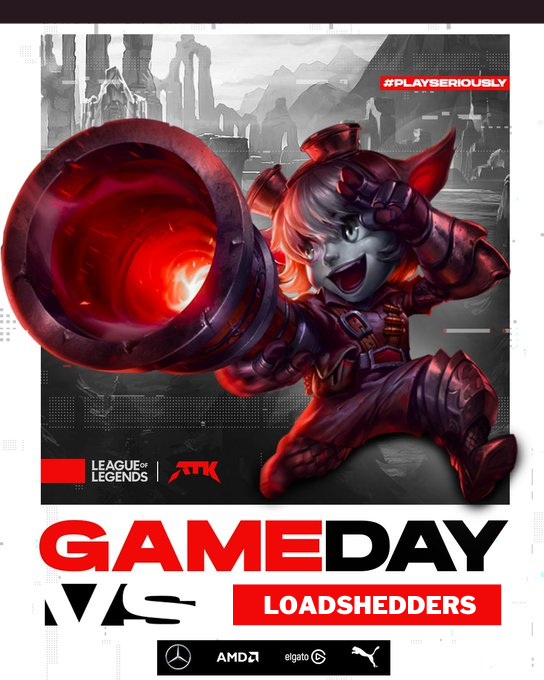 Tonight the <a href="/LeagueOfLegends/">League of Legends</a> <a href="/ATKesportsGG/">ATK Esports</a> Team takes on Loadshedders for the first round of the <a href="/Mettlestate/">Mettlestate</a> Playoffs! Tune in for a fun watch🔥

⏲️ 8:00 PM SAST
🔴 twitch.tv/zypherr_guy

🫂<a href="/Kd0_LoL/">Connor Cryans</a> <a href="/ATK_Knott/">Stephen Pretorius</a> <a href="/Clax_LoL/">Brett Whitehead</a> <a href="/Jett_LoL_/">Jethro</a> <a href="/youNique_LoL/">Kyle Taylor</a> 💪