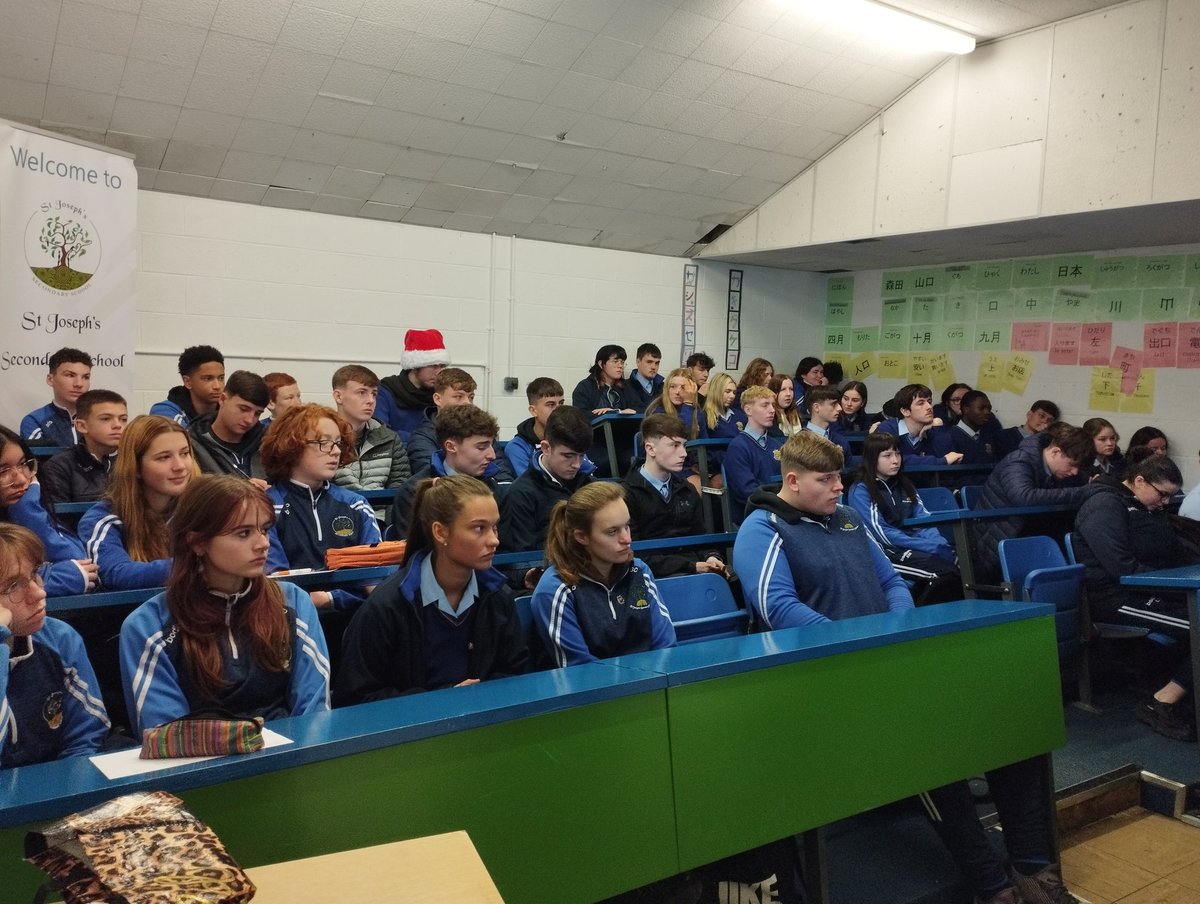 Kevin Delahunty STJ Rush (@kevdelahuntybio) on Twitter photo Our final talk of the series for the Contemporary Issues Task Action Week. Will done to <a href="/stjosephsrush/">St Joseph's Rush</a> student Sophie for organising a fantastic talk on child labour. A huge thank you to Aine from <a href="/Concern/">Concern Worldwide</a> for delivering the talk to a full house of 5th and 6th LCA and TY! Our final talk of the series for the Contemporary Issues Task Action Week. Will done to <a href="/stjosephsrush/">St Joseph's Rush</a> student Sophie for organising a fantastic talk on child labour. A huge thank you to Aine from <a href="/Concern/">Concern Worldwide</a> for delivering the talk to a full house of 5th and 6th LCA and TY!