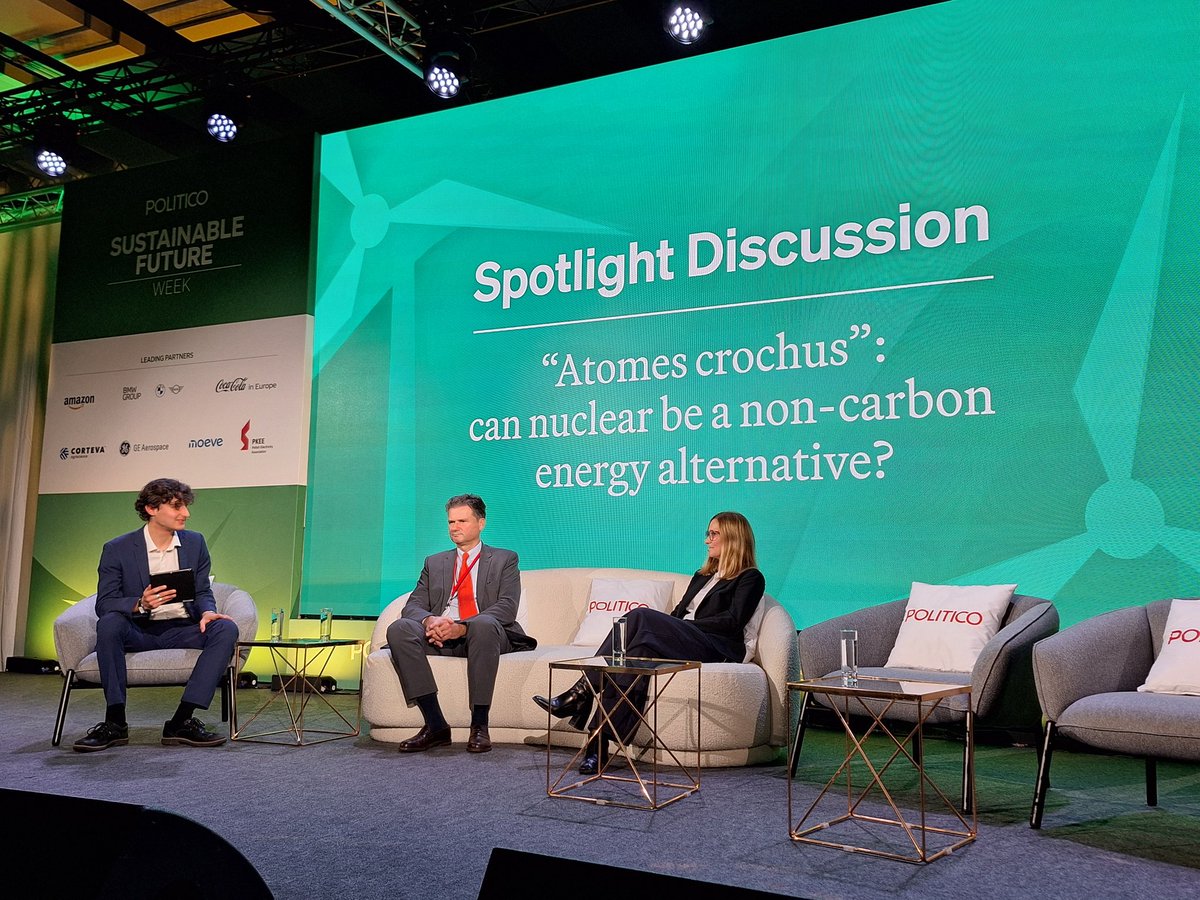 nucleareurope (@nucleareurope) on Twitter photo Nucleareurope DG <a href="/YDesbazeille/">Yves Desbazeille</a> participates in <a href="/POLITICOEurope/">POLITICOEurope</a> #POLITICOSustainableWeek panel discussion on nuclear.
👉 "Today, we have 99 reactors running in Europe, providing reliable, #lowcarbon #energy to nuclear countries, but also to their neighbouring countries"
🧵 Nucleareurope DG <a href="/YDesbazeille/">Yves Desbazeille</a> participates in <a href="/POLITICOEurope/">POLITICOEurope</a> #POLITICOSustainableWeek panel discussion on nuclear.
👉 "Today, we have 99 reactors running in Europe, providing reliable, #lowcarbon #energy to nuclear countries, but also to their neighbouring countries"
🧵
