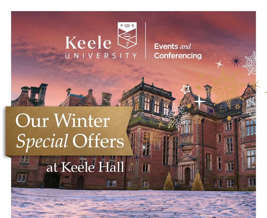 ❄️ Fantastic Winter Special Offers here at Keele for day meetings and residential conferences. Get all the details here: buff.ly/3DaiVUX 
#thisiskeele #lovekeele #keeleuniversity #venuesofexcellence #academicvenuesolutions