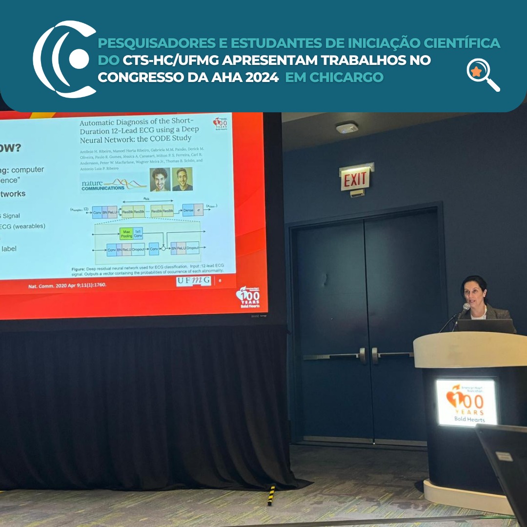 Centro de Telessaúde HC-UFMG (@ctshcufmg) on Twitter photo Centro de Telessaúde presente no #AHA202! Nossos pesquisadores apresentaram 12 abstracts, entre pôsteres e apresentações orais, além de 3 apresentações de destaque, sobre temas relevantes da #cardiologia. Parabéns! <a href="/tomribeiroecg/">Tom Ribeiro</a> <a href="/luisa_brant/">Luisa C C Brant</a> <a href="/ramosnas/">Bruno R Nascimento</a> <a href="/BeatrizPolachin/">Beatriz Polachini</a> <a href="/iagovipa/">Iago</a> Centro de Telessaúde presente no #AHA202! Nossos pesquisadores apresentaram 12 abstracts, entre pôsteres e apresentações orais, além de 3 apresentações de destaque, sobre temas relevantes da #cardiologia. Parabéns! <a href="/tomribeiroecg/">Tom Ribeiro</a> <a href="/luisa_brant/">Luisa C C Brant</a> <a href="/ramosnas/">Bruno R Nascimento</a> <a href="/BeatrizPolachin/">Beatriz Polachini</a> <a href="/iagovipa/">Iago</a>