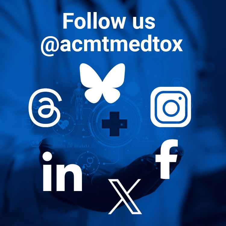 American College of Medical Toxicology (@acmtmedtox) on Twitter photo Recognizing the need to meet the moment in the shifting landscape of social media connections, we are pleased to announce we have expanded our reach on social media to include new <a href="/Threads/">threads</a> & @Bluesky accounts. We encourage you to follow us on your favorite platform/s <a href="/acmtmedtox/">American College of Medical Toxicology</a>! Recognizing the need to meet the moment in the shifting landscape of social media connections, we are pleased to announce we have expanded our reach on social media to include new <a href="/Threads/">threads</a> & @Bluesky accounts. We encourage you to follow us on your favorite platform/s <a href="/acmtmedtox/">American College of Medical Toxicology</a>!