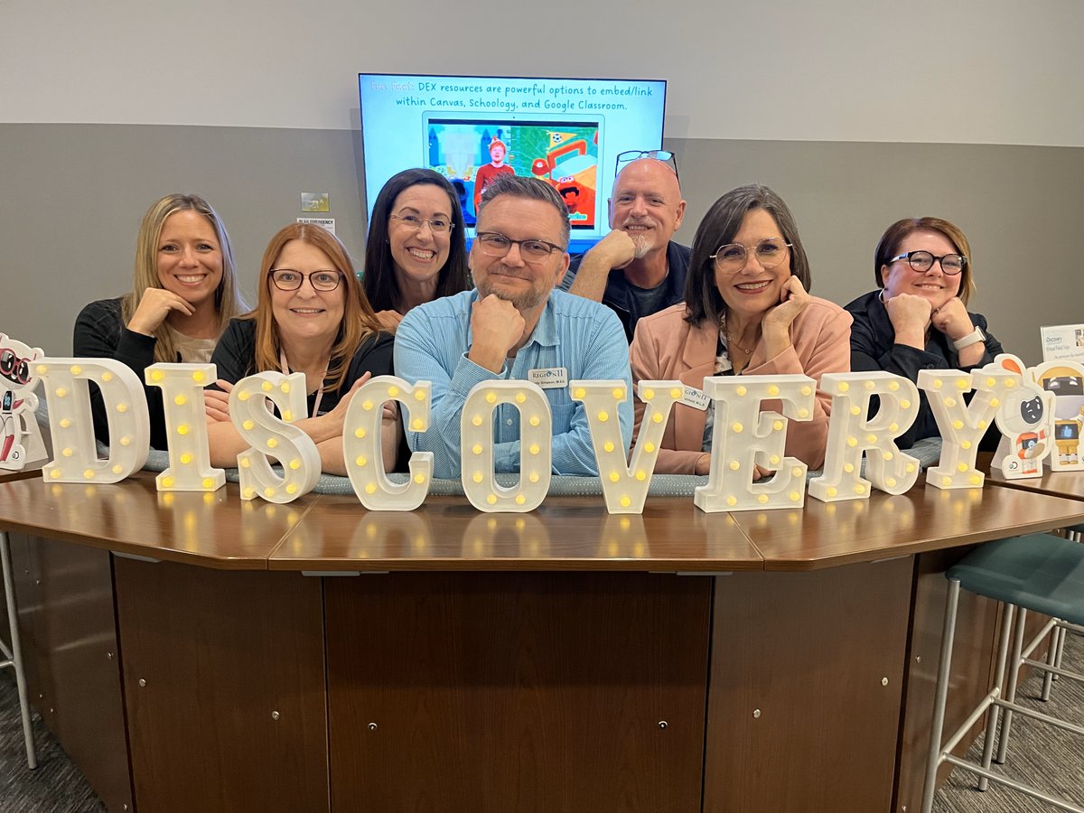 ESC 11 Digital Resources (@esc11_techtools) on Twitter photo Our team had a wonderful time with our TX <a href="/DiscoveryEd/">Discovery Education</a> partners🤝 at the Connections Library Conference yesterday! Our team had a wonderful time with our TX <a href="/DiscoveryEd/">Discovery Education</a> partners🤝 at the Connections Library Conference yesterday!