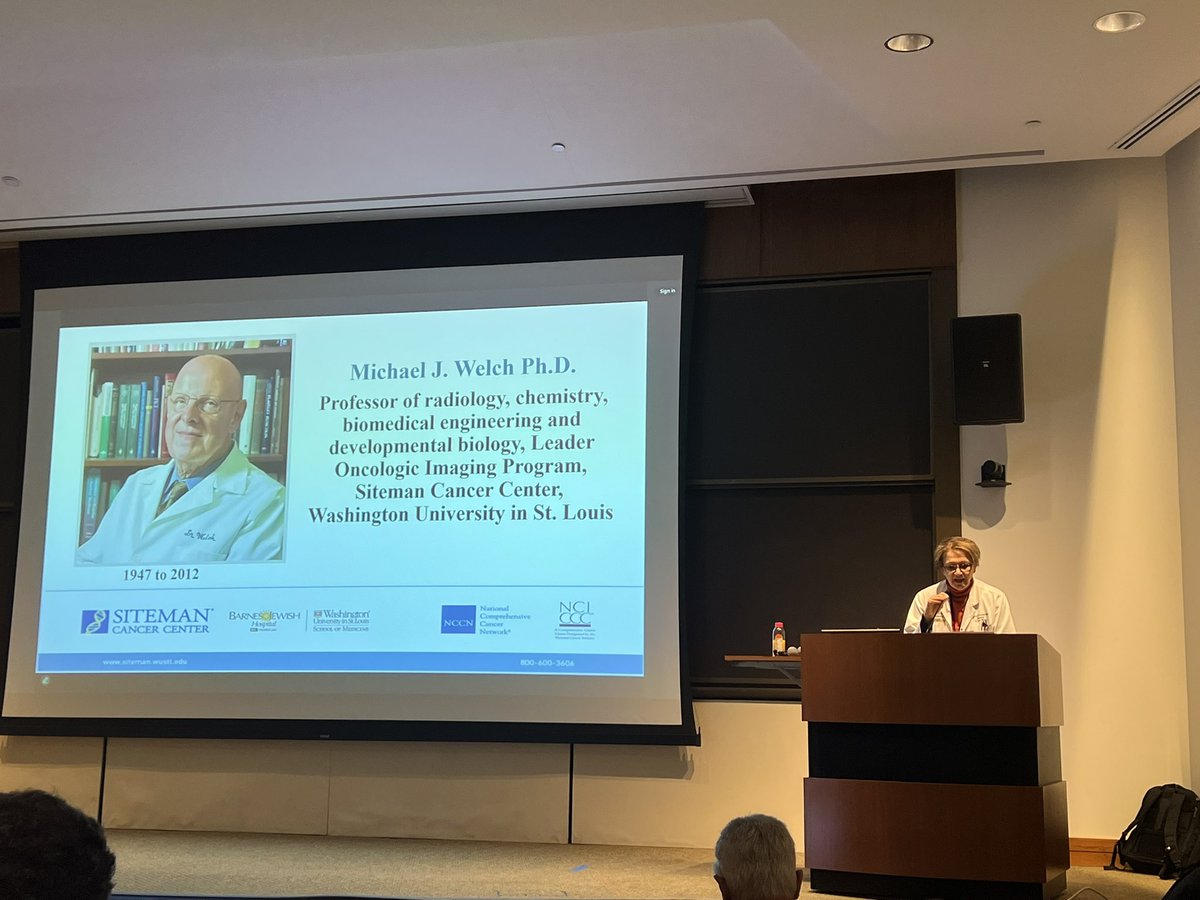 We welcome <a href="/BerndJPichler/">Bernd Pichler</a> Dean <a href="/MedTuebingen/">Faculty of Medicine Tuebingen</a> who gave the annual Welch Memorial Lecture <a href="/MIRimaging/">WashUMedMIR</a> <a href="/SitemanCenter/">Siteman Cancer Center</a> on Tumor Stress and Immune Imaging!
