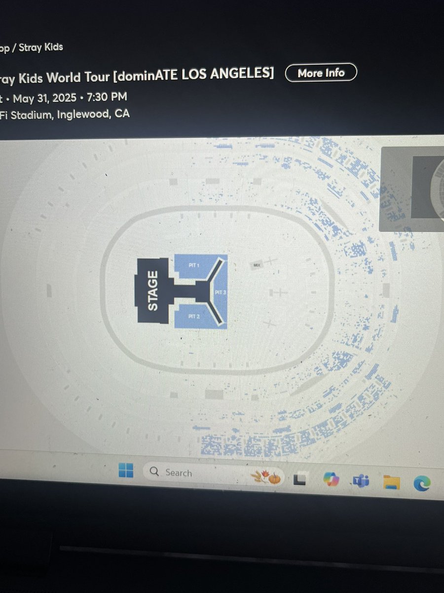 bestsananistaa's tweet photo. here’s the availability for skz at sofi! tickets are selling out fast and getting more expensive. I believe there isn’t any floor tickets at the moment (numbered ones, there’s still pit), but there are plenty of nosebleed seats! #dominATE_LOSANGELES #dominATE #StrayKids_dominATE https://t.co/zvTvsw5A9e