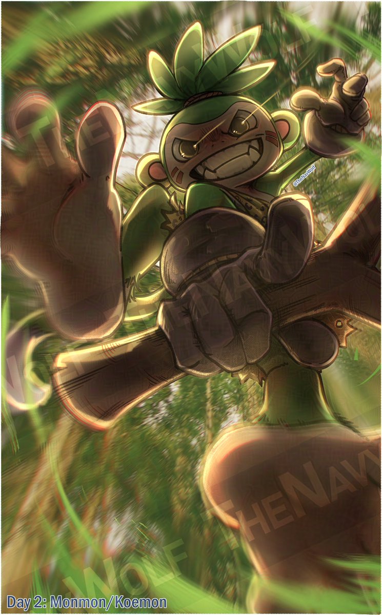 TheNavWolf's tweet photo. Day 2: Monmon(Koemon)

#DGtober2024 #Digimon #コエモン #koemon #monmon https://t.co/ylm7Km3ogn