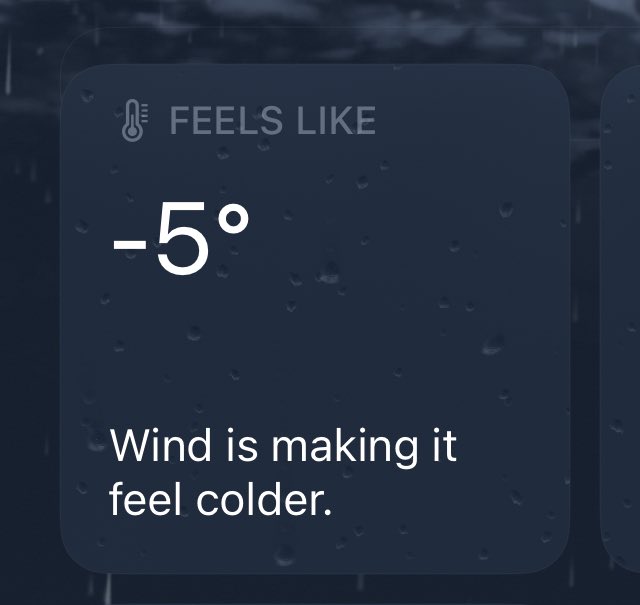 Yo: y creo que sí voy al gym hoy…

El clima: no lo creo mi ciela 🥶