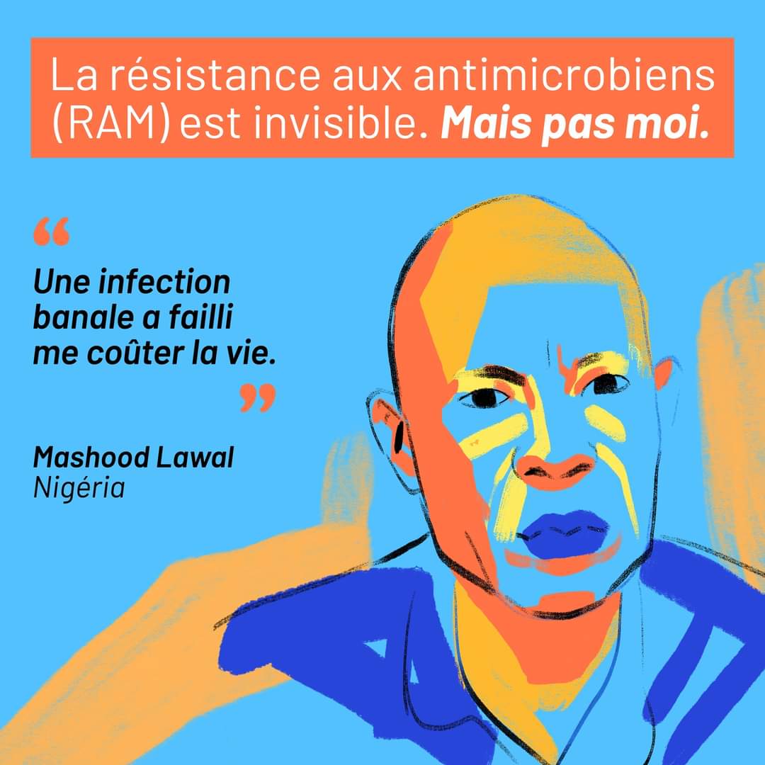 La #RésistanceAntimicrobienne RAM est invisible, mais les personnes qu’elle affecte ne le sont pas.

Les #SurvivantsDeLaRAM racontent leur histoire. 👇🏿

Pour en savoir plus : 👉🏿who.int/fr/news-room/f…

#RAM