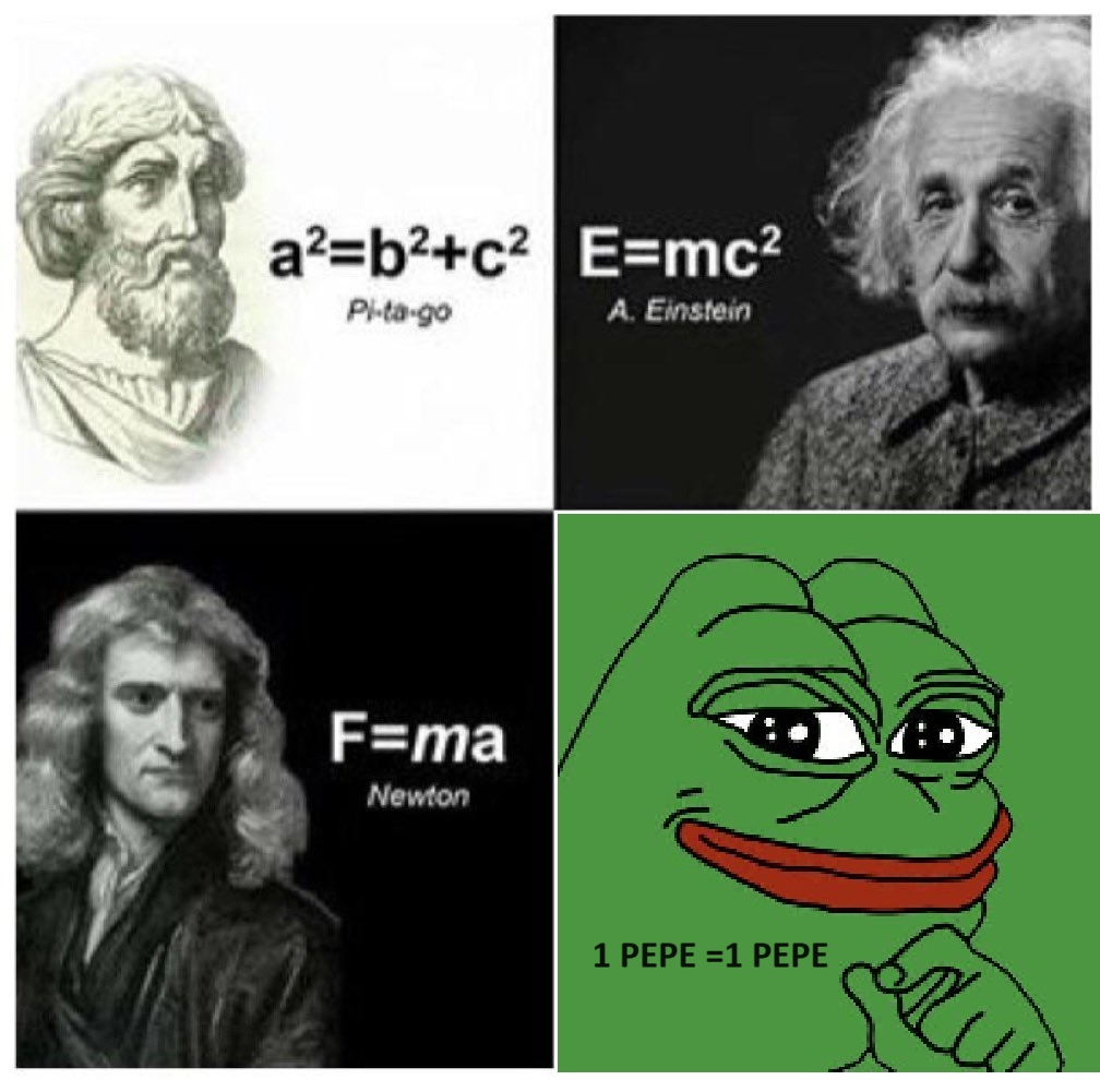 Math always wins
$PEPE