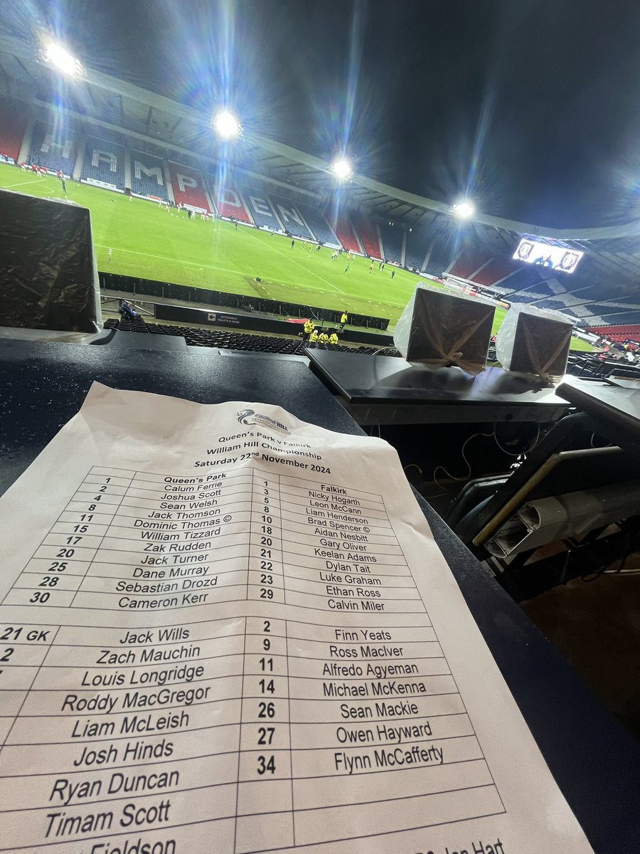 Hampden Media ✅💙| Video Out sunday due to bbc rights