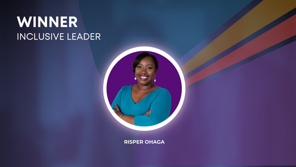 The winner for the Inclusive Leader Award East Africa is  Risper Ohaga! Congratulations!

#GenderAwards