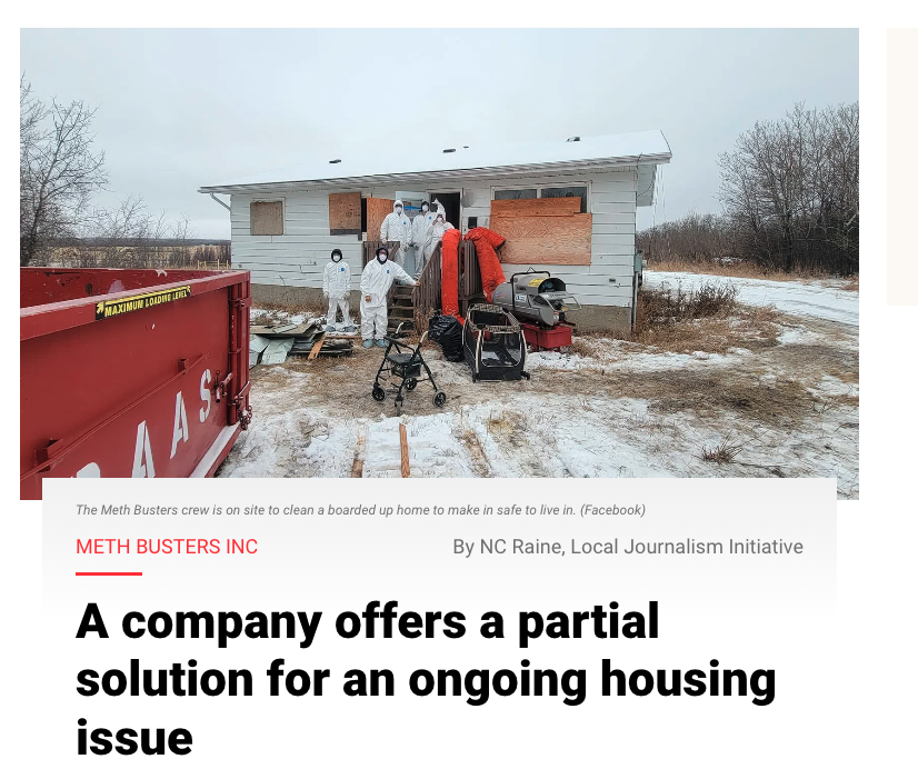 EFN Media (@efnewsonline) on Twitter photo Clarence Natomagan, owner of Meth Busters Inc. works with multiple housing authorities across the province, but would like to work with more First Nations.
READ MORE:
eaglefeathernews.com/2024/11/21/353…
#housing #firstnations #homerepair Clarence Natomagan, owner of Meth Busters Inc. works with multiple housing authorities across the province, but would like to work with more First Nations.
READ MORE:
eaglefeathernews.com/2024/11/21/353…
#housing #firstnations #homerepair