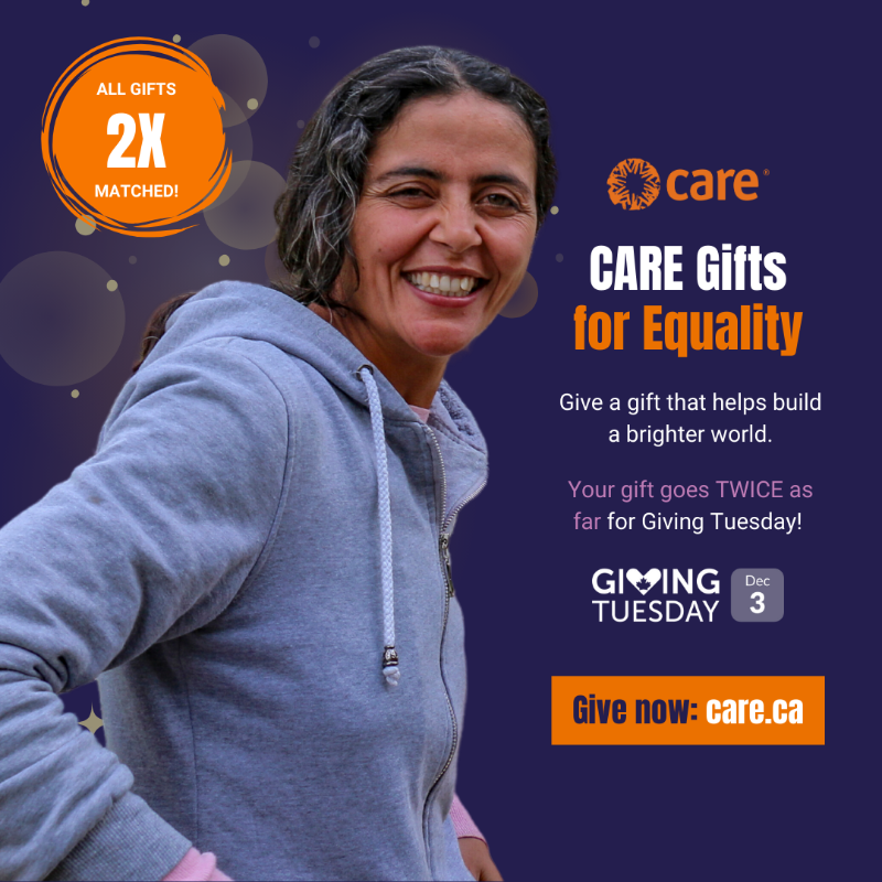 carecanada's tweet photo. Give a double dose of hope this #GivingTuesday!

When you give a #farming kit, you’re providing seeds, tools &amp; training—everything a family needs to start growing crops, feed their loved ones &amp; earn a steady income. Donations are MATCHED, so your support will have 2X the impact!