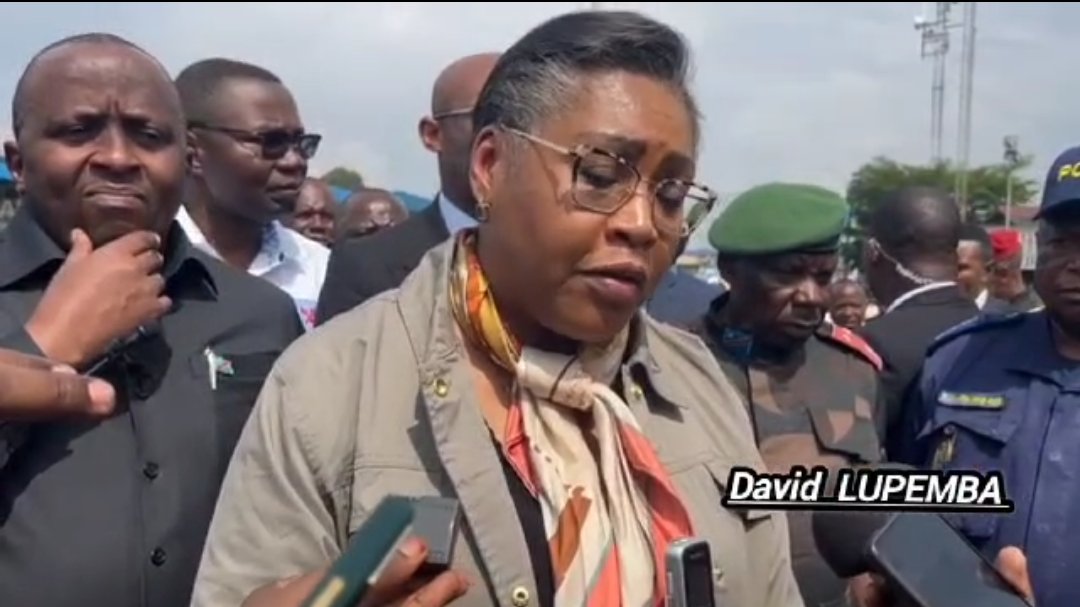 RomulusNzalumbo's tweet photo. Nord Kivu:Une forte délégation Gouvernement-Parlement conduite par la Première Ministre Judith Suminwa TULUKA avec des députés nationaux,sénateurs et des experts du gouvernement est arrivée à Goma en début d'après-midi de ce vendredi 22 novembre 2024 pour évaluer l'état de siège. https://t.co/wf0ZpZSQL1