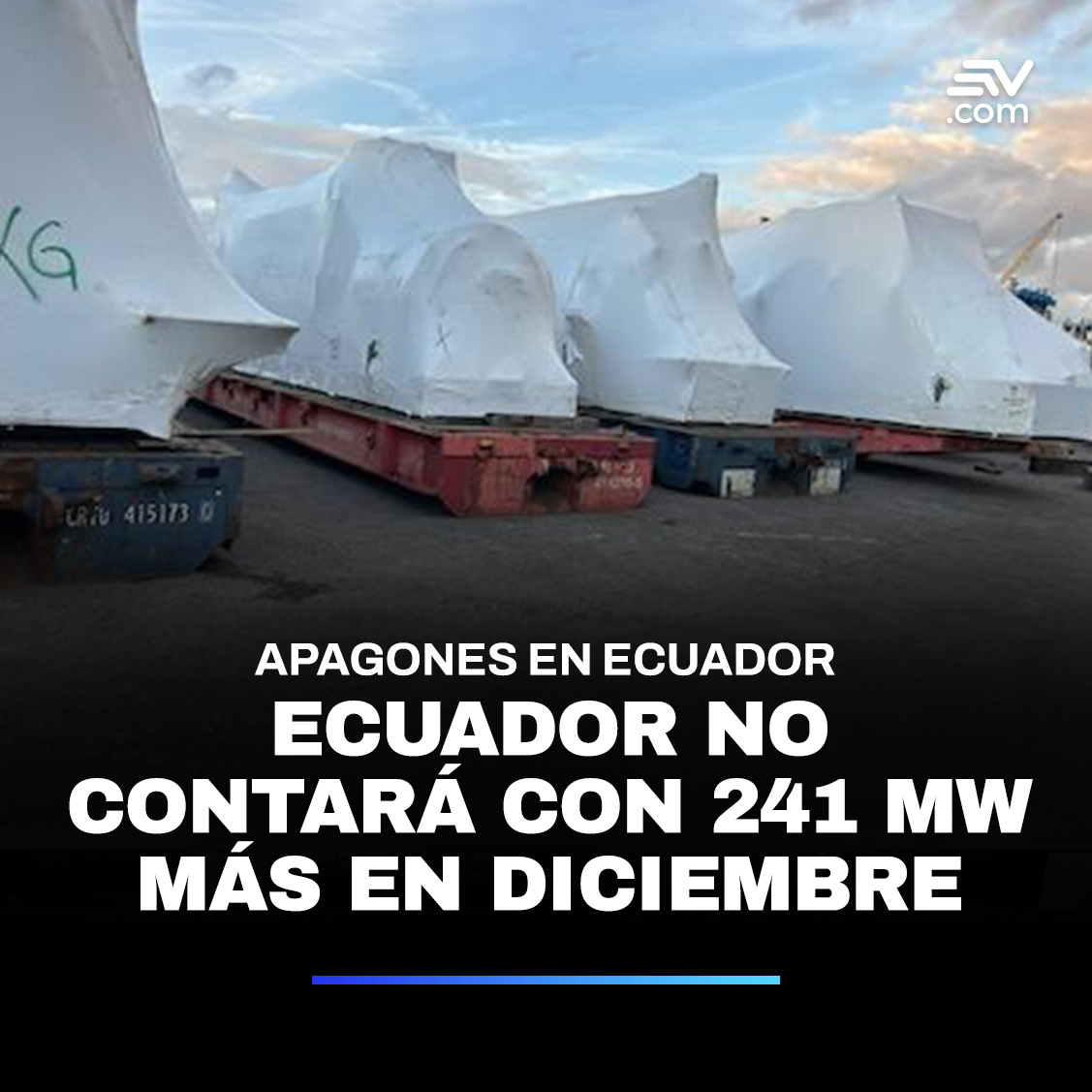 EcuavisaInforma's tweet photo. 📌 Las dos empresas proveedoras de los generadores de energía termoeléctrica contratada por el Gobierno anunciaron que los entregarán con retraso. ▶️ https://t.co/GD3Nb9M4W5 https://t.co/w4QRf5rNA0