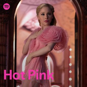 Ariana Grande is now on the cover of Spotify's playlist 'Hot Pink' with Popular at #1. Ariana Grande is now on the cover of Spotify's playlist 'Hot Pink' with Popular at #1.