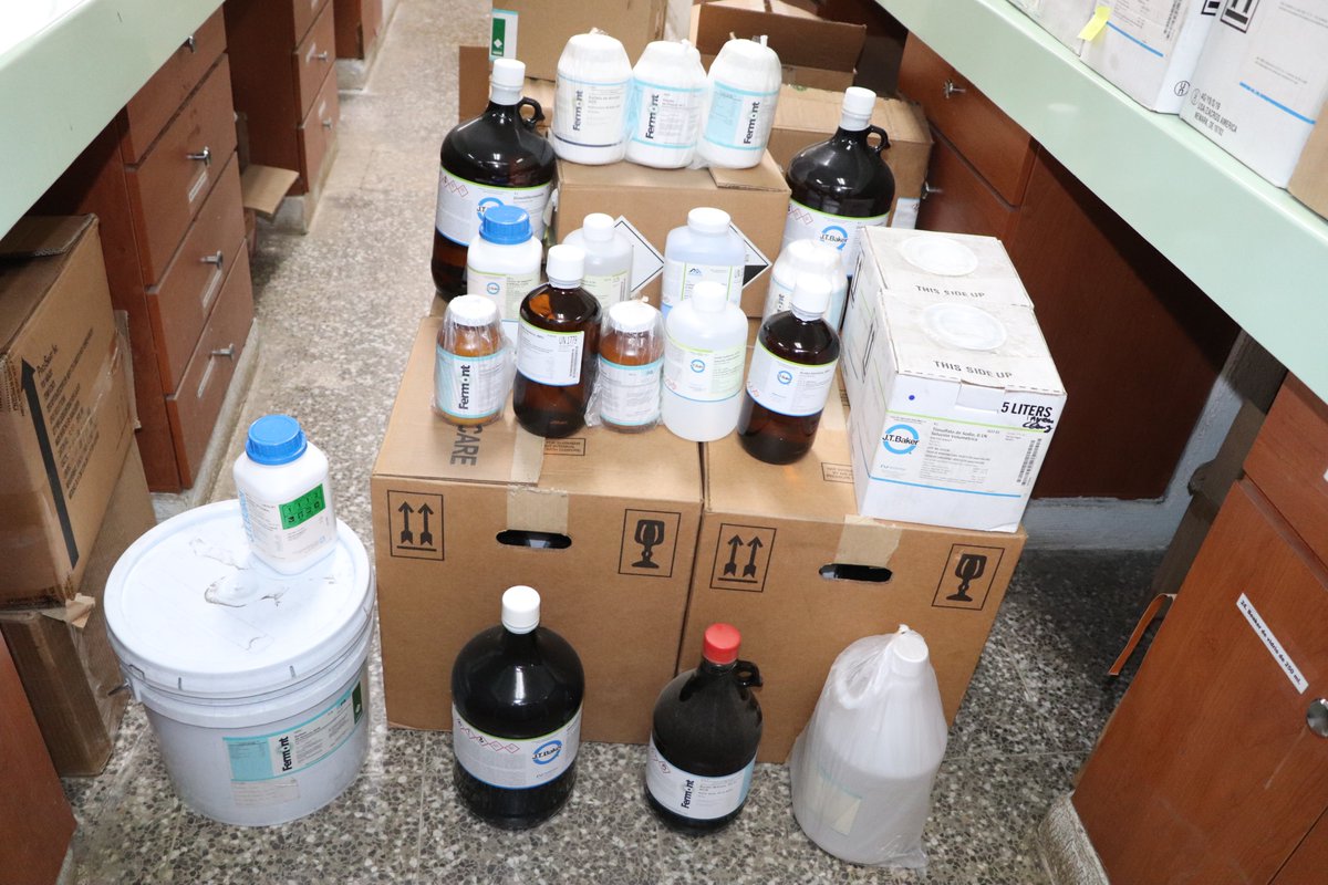 enca_gt's tweet image. La Escuela Nacional Central de Agricultura (ENCA) expresa su agradecimiento a la Licda. Suyupa Aguilera y a INTERLAB por la generosa donación de 31 productos reactivos. 

#ENCA #INTERLAB #Donación