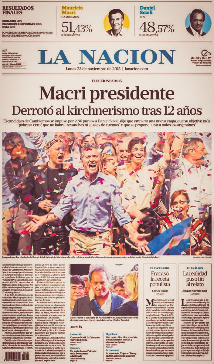 El JUEGO ES INFINITO

Hace 9 años los argentinos abrimos una puerta que demostró que podíamos hacer y concebir la política de otra manera. Aprendimos a pensar en el largo plazo abstrayéndonos del ruido, dejando de lado las peleas mezquinas por el poder y poniendo foco en todo