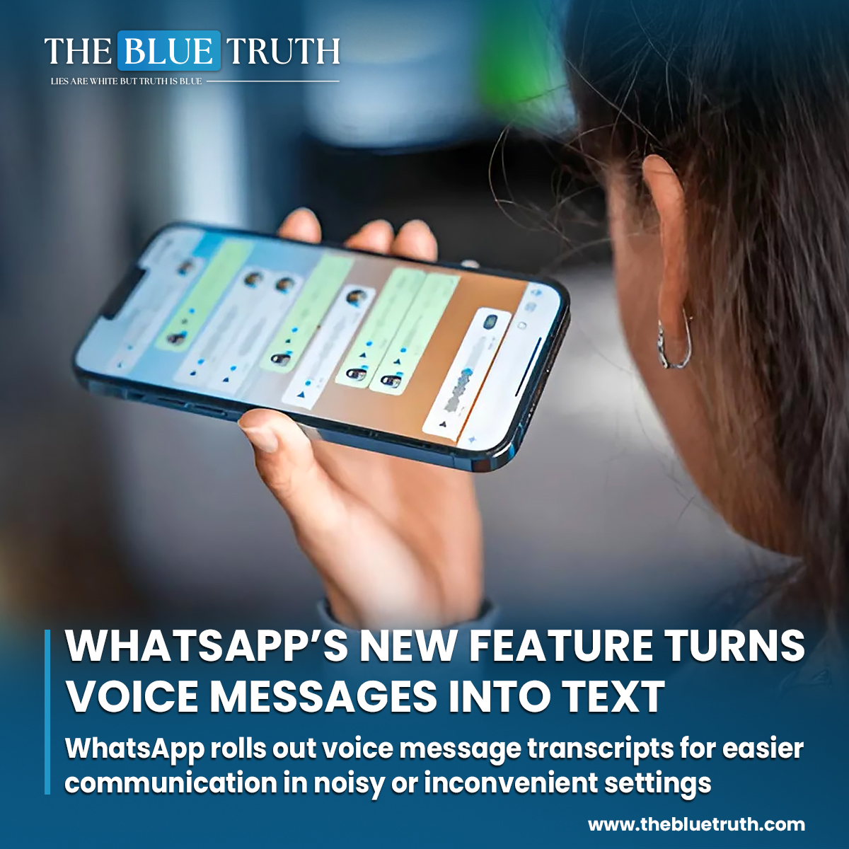 thebluetruth_'s tweet image. WhatsApp&apos;s move is expected to enhance the user experience, particularly in environments where listening to messages is not feasible.

#WhatsAppUpdate #VoiceToText #NewWhatsAppFeature #TechInnovation #WhatsAppNews #MessagingApp #VoiceMessages #DigitalTransformation #TechTrends…
