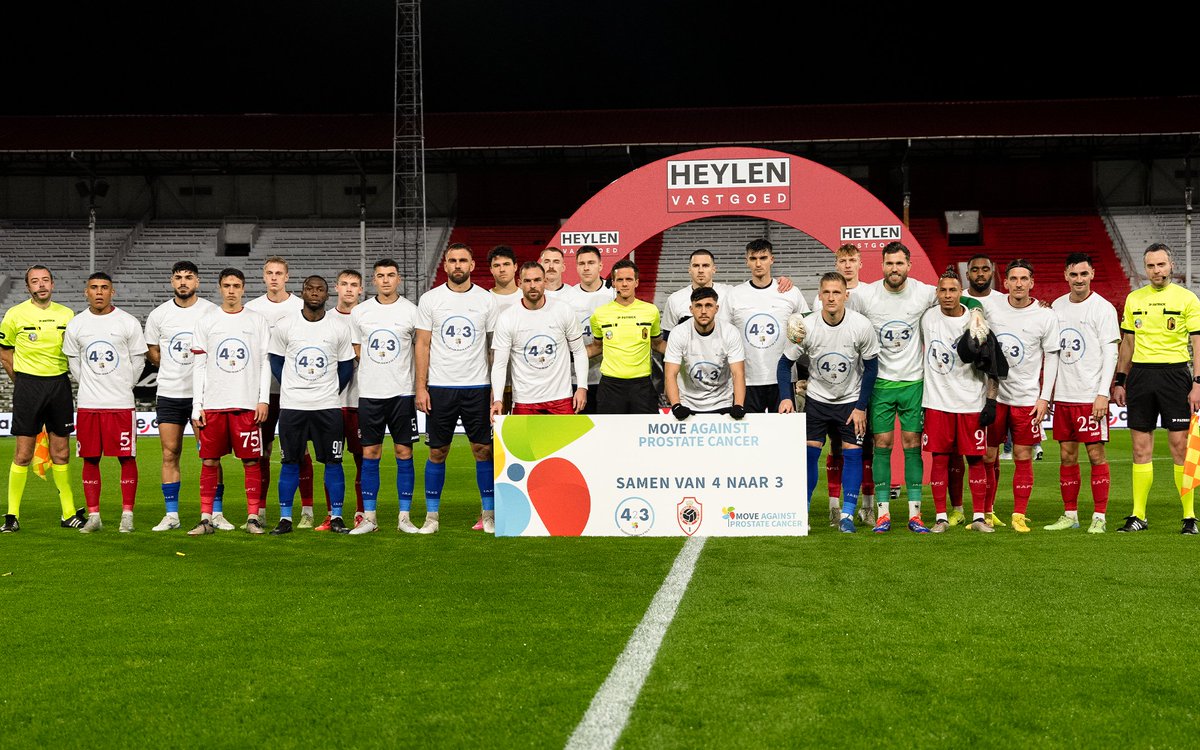 Samen vragen we aandacht voor de strijd tegen prostaatkanker. Samen van 4 naar 3!🤝 #FromFourToThree