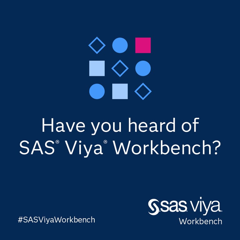 eric_rushimana's tweet image. I just learned about #SASViyaWorkbench and was sent to a chance to win a trip to SAS Innovate 2025. Interested in modeling and developing or in free trips to top data and AI conferences - check out the contest. #SASAnalyticsExplorers #SASAdvocacyPlatform infl.tv/oKJk