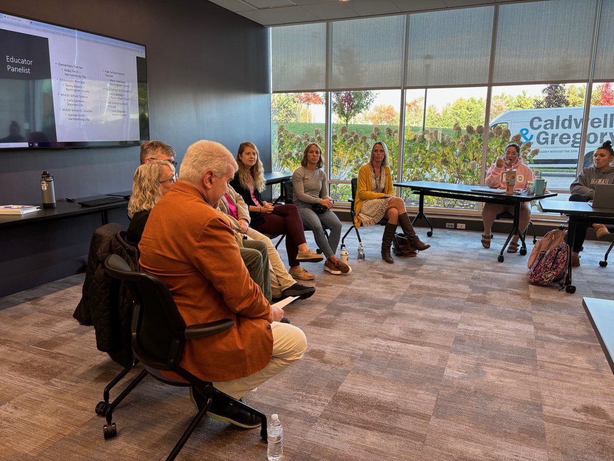 JMU College of Education (@jmucoe) on Twitter photo Last week our ROOP EDUC 200 class hosted an Educator Panel, with representatives from Harrisonburg, Rockingham, Staunton and Greene County Schools. We heard from teachers as well as principals. Our 7 reps had 140+ years of experience! Last week our ROOP EDUC 200 class hosted an Educator Panel, with representatives from Harrisonburg, Rockingham, Staunton and Greene County Schools. We heard from teachers as well as principals. Our 7 reps had 140+ years of experience!
