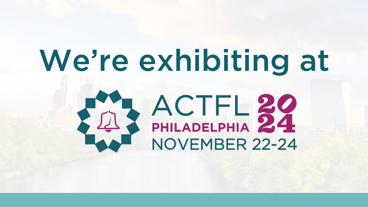 wisli_uw's tweet image. Come say 'hello' at Booth 1149 & get the latest on 2025 courses, funding, and application launch!
#actfl2024 #languagelearning #onlinelanguagelearning