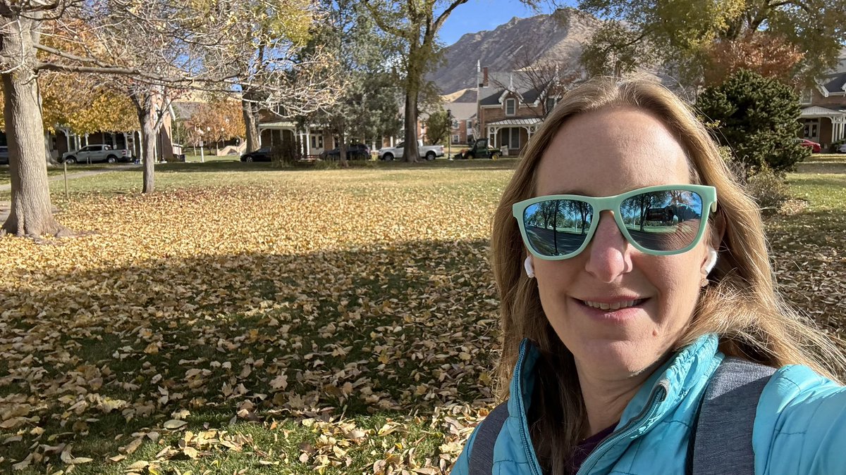 Beautiful fall day to walk across campus 🍁🍂