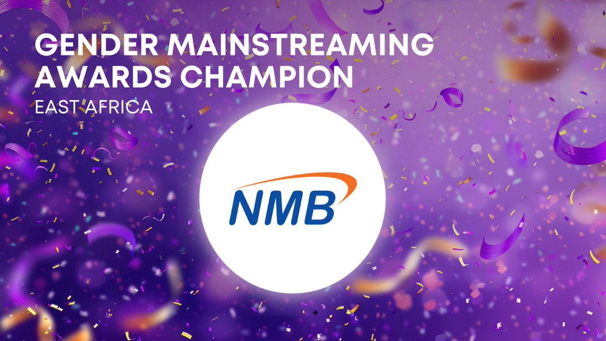 Our East Africa Winner of the Gender Mainstreaming Awards Africa &amp; Middle East is Wema Bank!

#GenderAwards