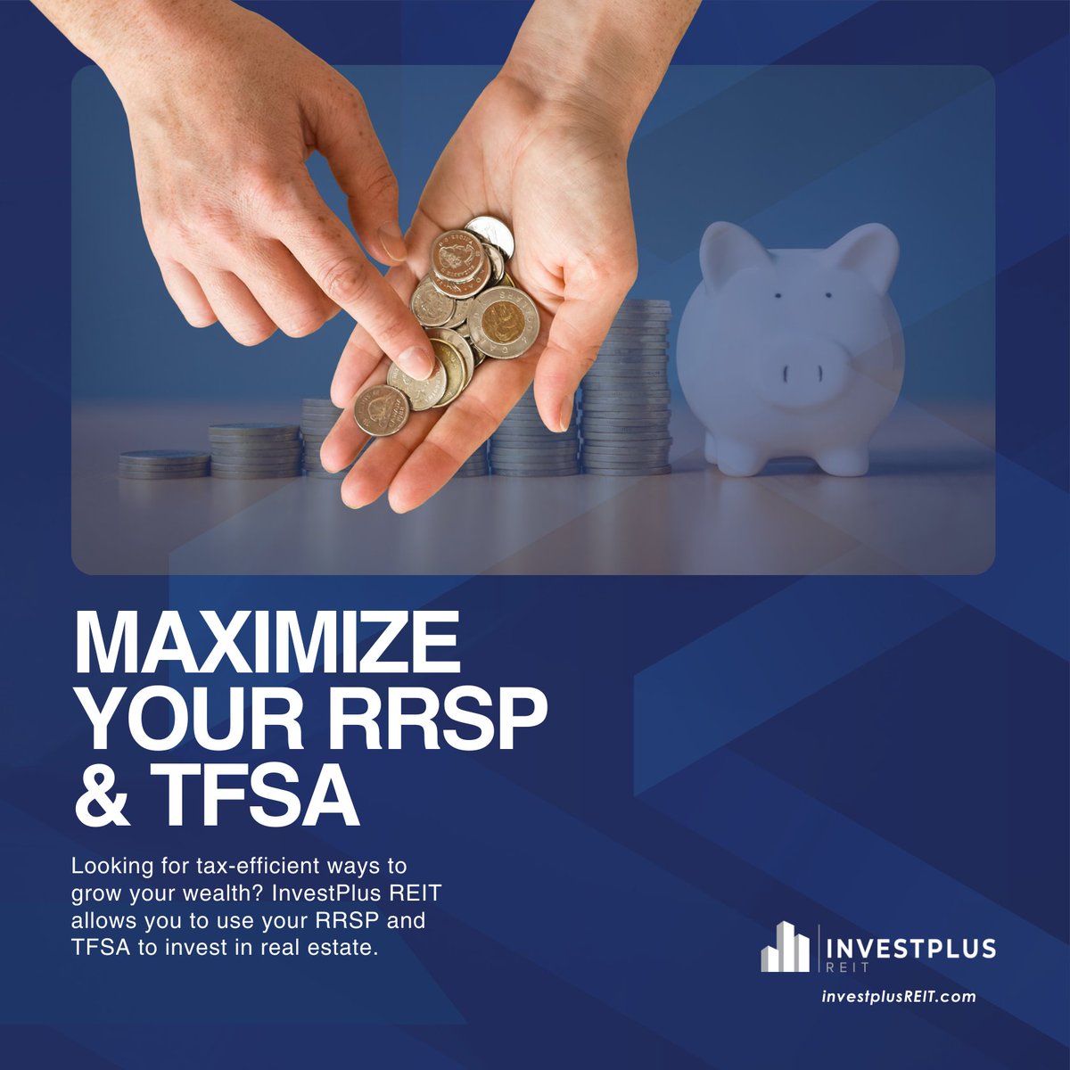 InvestPlusREIT's tweet photo. As we enter Q4, it’s time to think about your RRSPs! InvestPlus REIT offers tax-efficient growth through RRSP and TFSA real estate investments.

Book a Discovery Call: https://t.co/kHGS9OwESw

#RRSP #TFSA #InvestPlusREIT #WealthBuilding #RealEstateInvesting https://t.co/QxJs1CKxxh